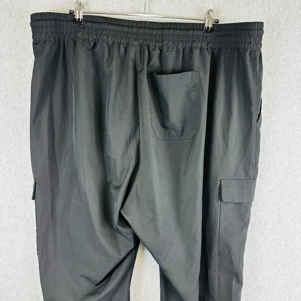 Old Navy Womans XXL Pants Stretch Tech Pull On Black Jogger Taper Leg - Picture 5 of 8